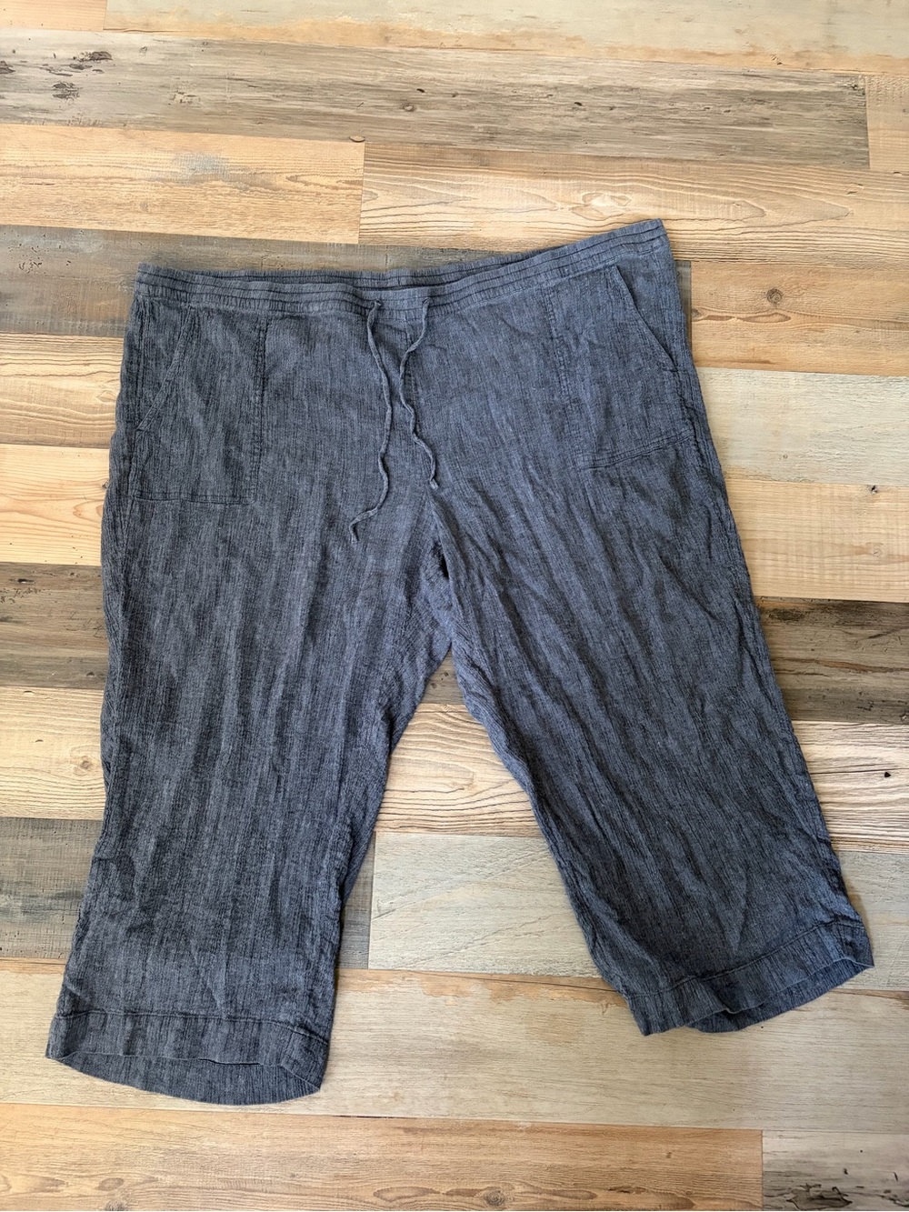 Pure Jill Dark Gray Capri Pants (4X) NC0161